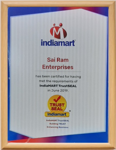 Quality & Compliance Certificate 1 - Sai Ram Enterprises