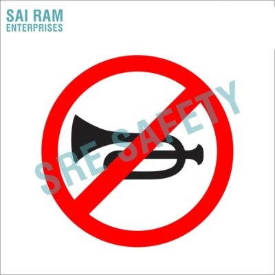 Horn Prohibited / Silence Zone Sign
