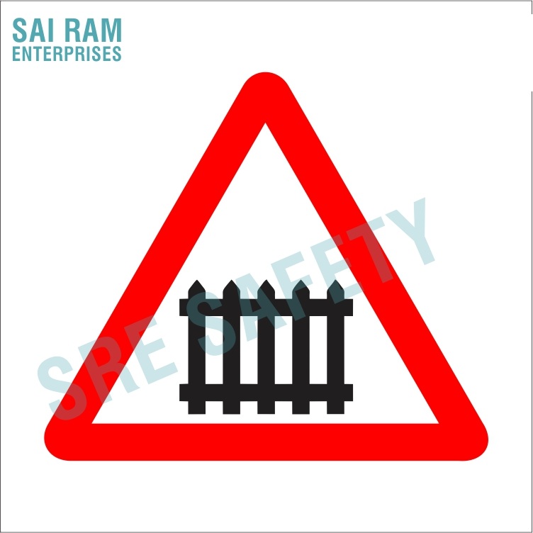 Railway Level Crossing Warning Sign